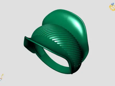 Women Plain Ring STL Models Womens Ring 3dmodels 3D print model 3D print model 38