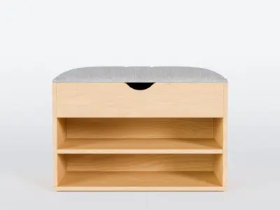 Heim Studio YISU Shoes Rack 60x30x43 Low-poly 3D model