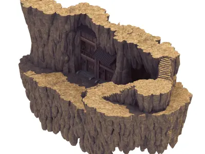 Game Mountain Architecture - House 63 3D model