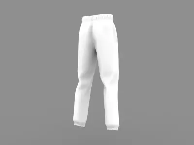 Men pants sport trousers sweatpants Marvelous Designer 3D model
