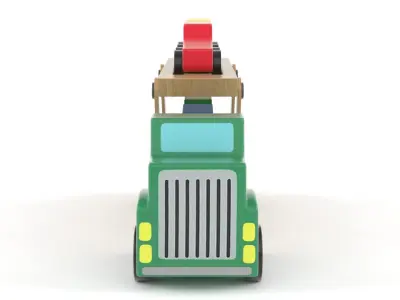Wooden Toy 3D model get