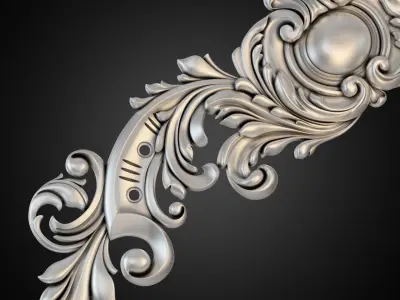 Decor Horizontal 001 3D model