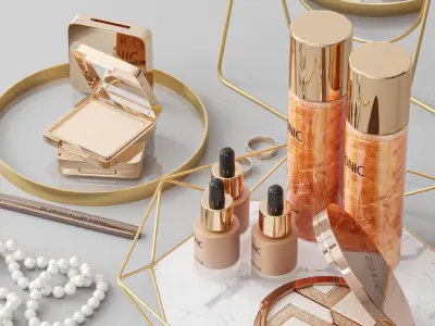 Bathroom accessories 3D model