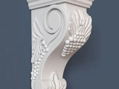 Decorative Corbel 3D model 9