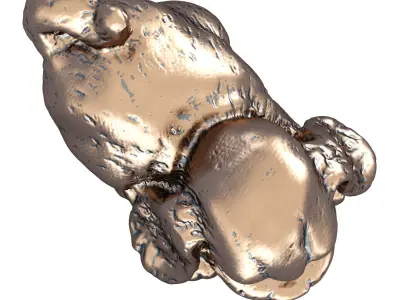Figurine dog 3D model