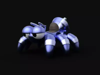 GunBound Aduka Low-poly 3D model