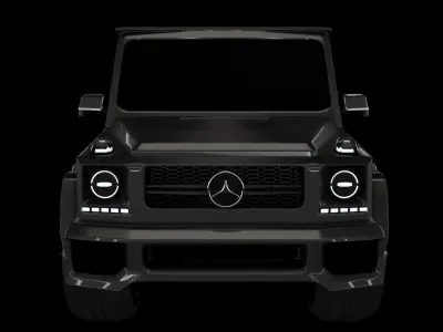 Mercedes Benz class G Low-poly 3D model