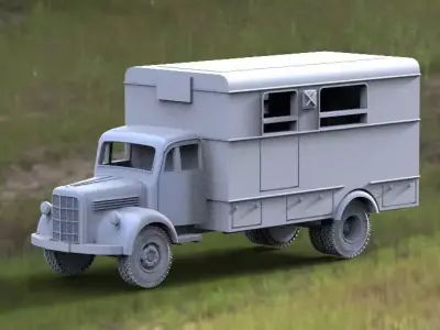 postal machine 3D print model