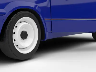 Peugeot 205 Rallye 1 3 1991 HQ 3d model 3D model