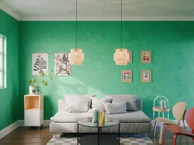 Ikea collection for living room 3D model