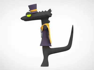 Hat Kid Toothless Smug Dancin 3D model