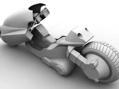 AKIRA Kaneta bike 3D model