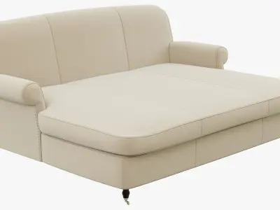 Baxter Charlotte Dormeuse Sofa 3D model