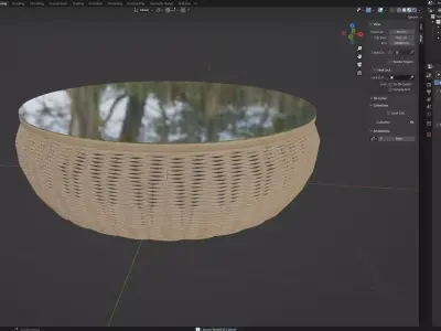 WICKER BASKET17 3D model