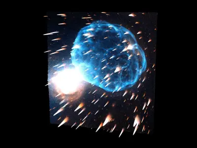 Soccer Ball Nebula 3D model