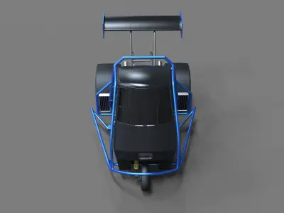 Ape car dragster 3D model