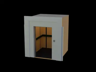 Elevator 2 Low-poly 3D model