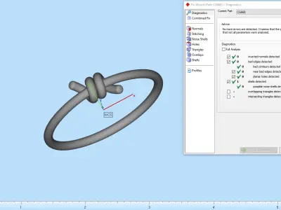 Knot ring model 668 3D print model