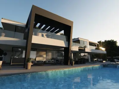 Regina Villa Exterior Design 3D model