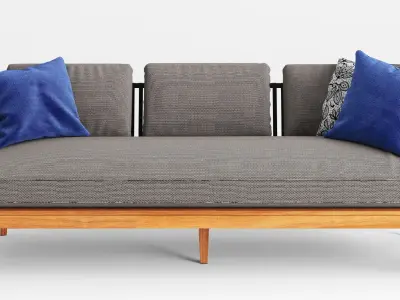 Tribu Mood Sofa And Club Chair 3D model