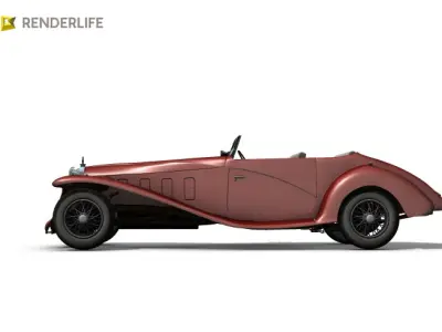 Car Roadster 2 3D model