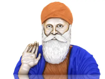 GURU NANAK 3DM MODEL 3D model