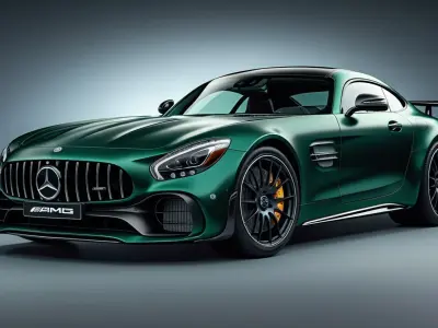 Mercedes AMG GT R 2017 3d Model Low-poly 3D model