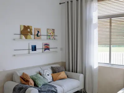 Bedroom interior scenes 3D model