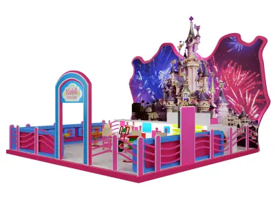 Booth Exhibition Stand a205 3D model