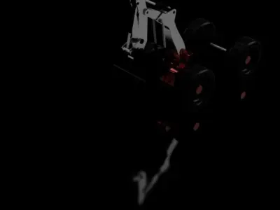 Excavator 3D print model