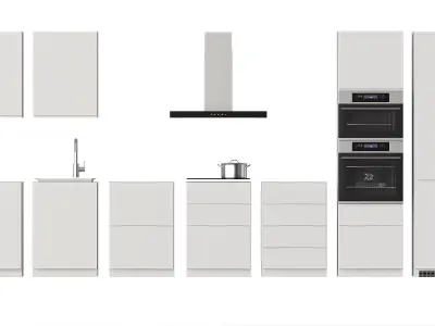 Metod Voxtorp Glossy White 3D model