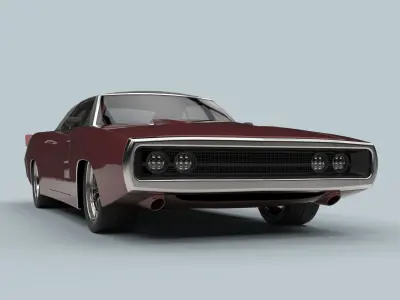 Dodge Charger 1970 3D model