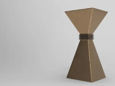 Feqq Plant Pot Low-poly 3D model