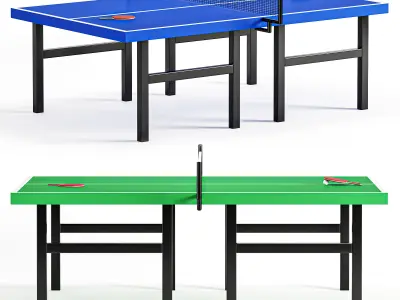 Ping Pong Tennis Table 3D model