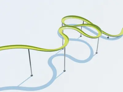 Water Slide  Low-poly 3D model purchase
