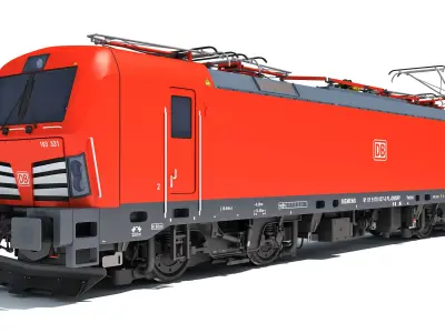Siemens Vectron Locomotive Deutsche Bahn 3D model