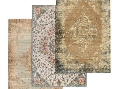Rug Set 1400 3D model