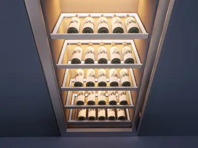 Interactive Modern Interior Low-poly 3D model