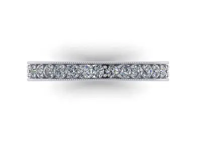 Woman Wedding Ring WB-V4 3D print model
