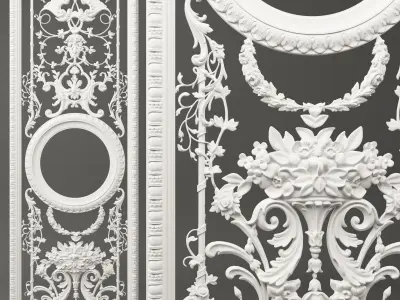 classic plaster 3D model