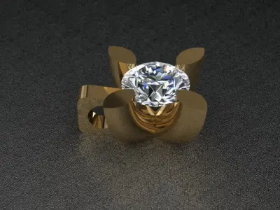 Diamond Necklace 3D print model