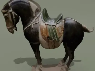 Horse Statuette I 3D model