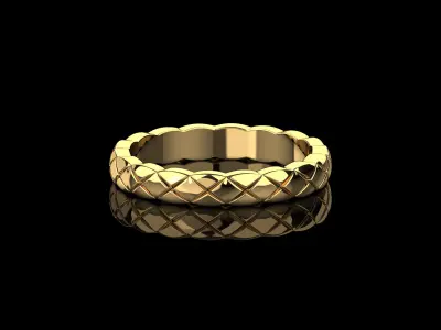 Coco Crush mini ring 16 Size N215 3D print model