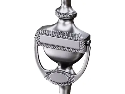 Black Front Door Knocker 3D model