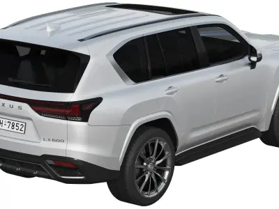 Lexus LX600 F SPORT 2022 3D model
