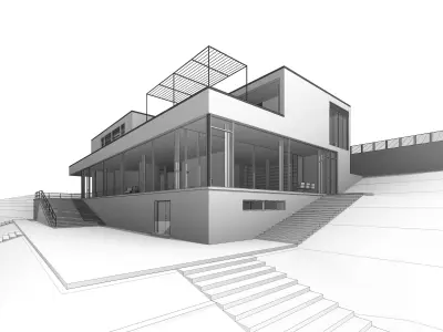 VILLA TUGENDHAT BY MIES VAN DER ROHE 3D model