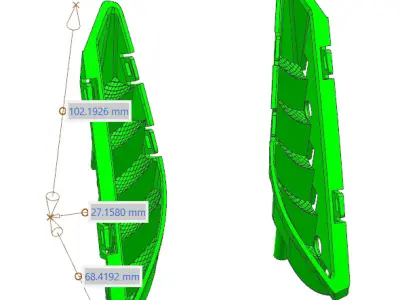 Plastic Mold REFLECTOR 3D print model