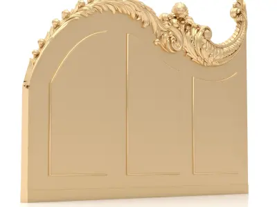 Bed Ornament Frame 5 - For CNC and Interior 3D model