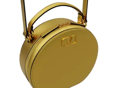 Vlogo Signature Calf Skin Mini Bag Low-poly 3D model