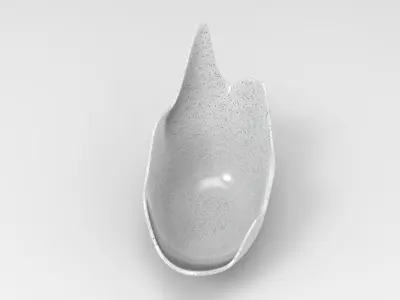 Crack Vase Low-poly 3D model